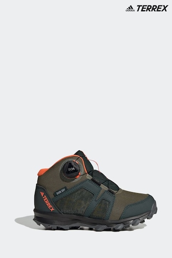 adidas Green Terrex Boa Mid Rain.Rdy Hiking Boots (D37805) | £80