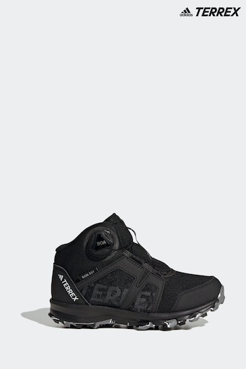 adidas Black Terrex Boa Mid Rain Hiking Boots slam (D37806) | £80