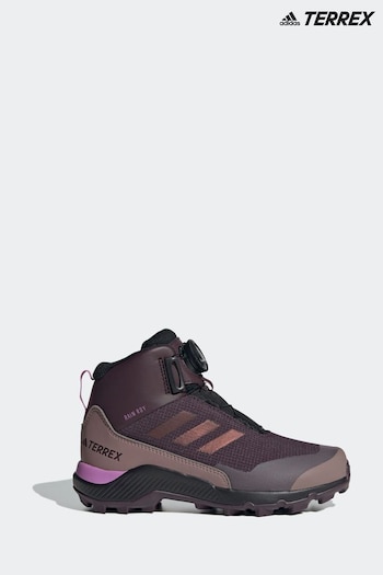 adidas Purple Performance Terrex Winter Mid Boa Rain.Rdy Hiking Trainers (D37808) | £85