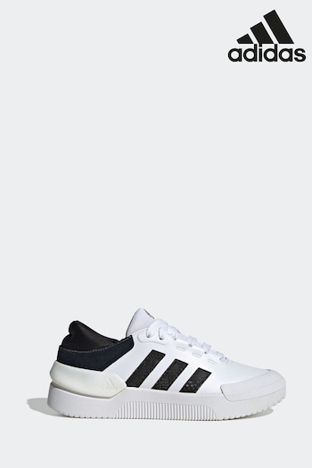 adidas White/Black Court Funk Shoes (D37854) | £85