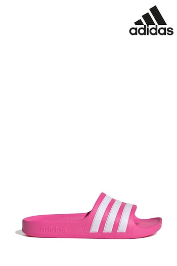 adidas Former Pink Adilette Aqua Kids Sandals (D38008) | £13