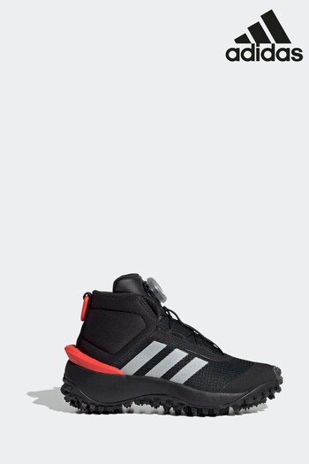 adidas Black Kids Sportswear Fortatrail Boots (D38058) | £60