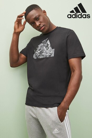 adidas Black Sportswear Sportswear Future Icons T-Shirt (D38235) | £25