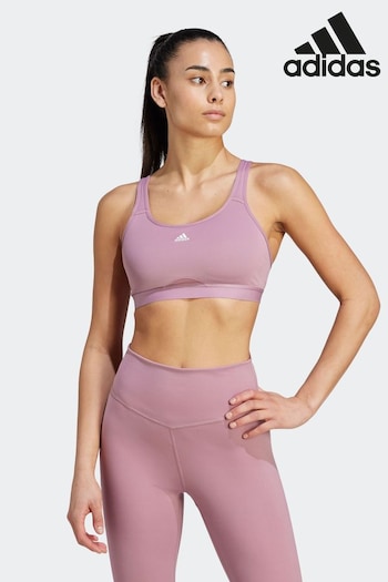 adidas Laceless Pink Performance Training Adidas Laceless Tlrd Move High-support Bra (D38251) | £38