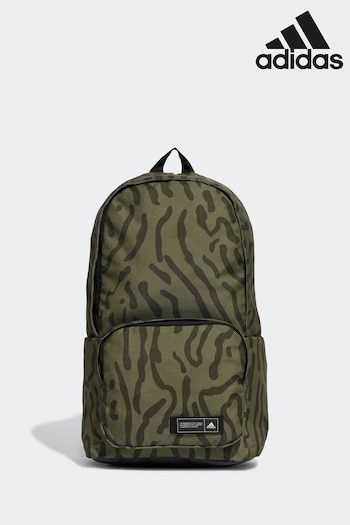 adidas Green Adult Classic Texture Graphic Backpack (D38289) | £28