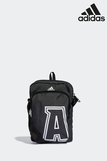 adidas Grey Adult Classic Brand Love Initial Print Organizer Bag (D38290) | £20