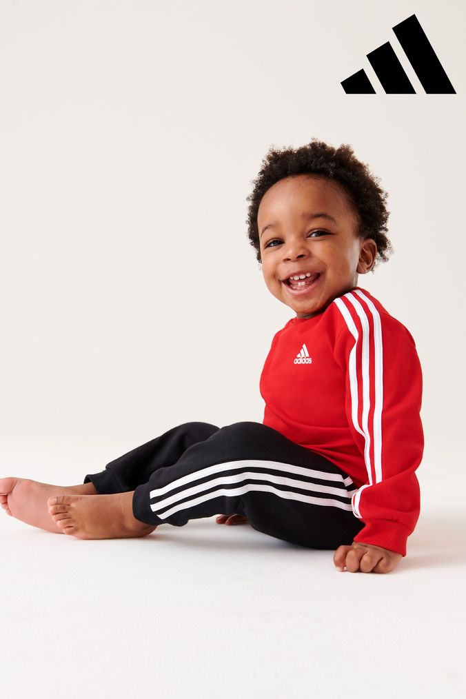 Youth adidas new arrivals tracksuit red