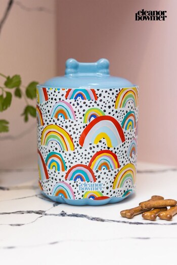 Eleanor Bowmer Rainbow Pet Treat Jar (D38693) | £30