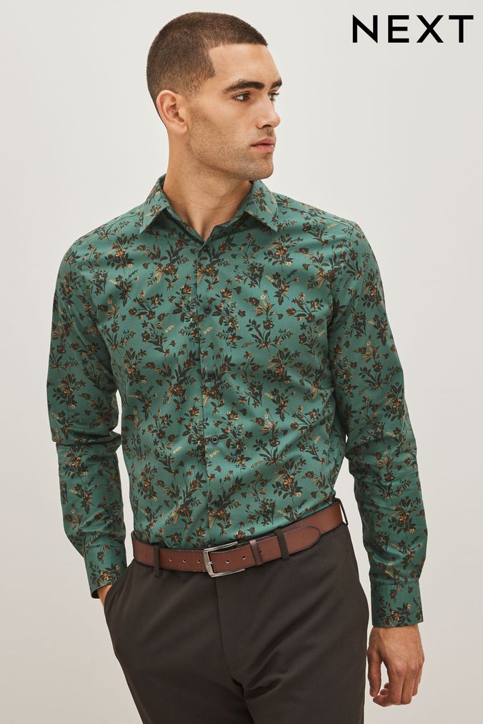 Mens patterned deals shirts