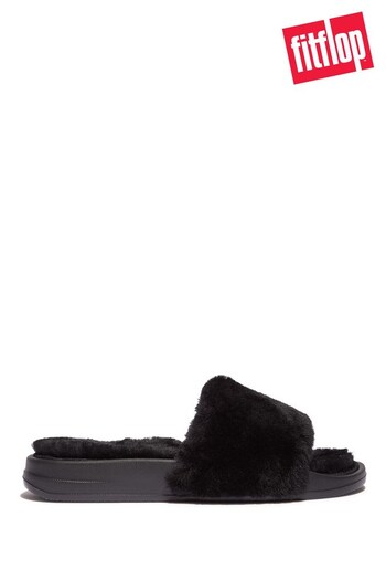 FitFlop iQUSHION Shearling Slide Slippers (D38772) | £70