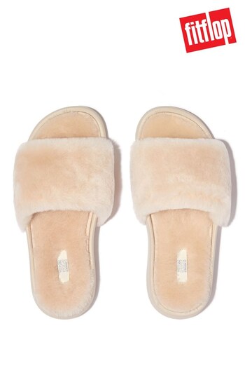 FitFlop iQUSHION Shearling Slide Slippers (D38787) | £70