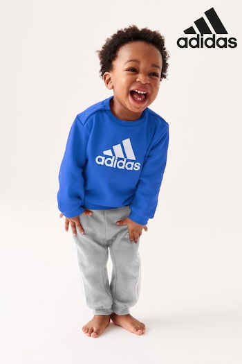 adidas Blue Infant Sportswear Badge of Sport Jogger Set (D38862) | £28