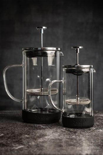SIIP Clear 8 Cup Double Walled Glass Cafetiere (D38881) | £30