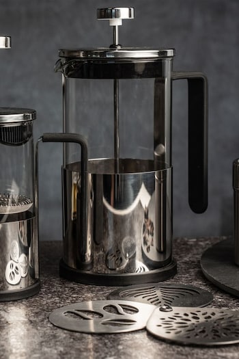 SIIP Silver Infuso 8 Cup Glass Cafetiere (D38884) | £20