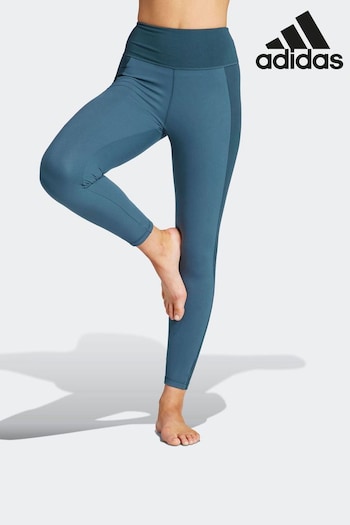 adidas Green Yoga Essentials 7/8 Leggings (D38903) | £40