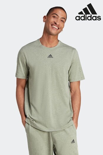 adidas Green Sportswear Mélange T-Shirt (D38924) | £28