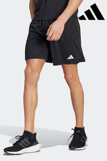 adidas Black Performance Train Essentials Seasonal Camo Shorts (D38960) | £33