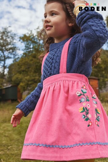 Boden Pink Heritage Embroidered Skirt (D39126) | £34 - £39
