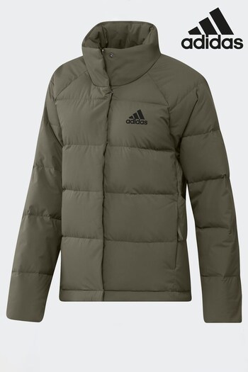 adidas Green AMI Sportswear Outdoor Helionic Relaxed Down Jacket (D39130) | £150