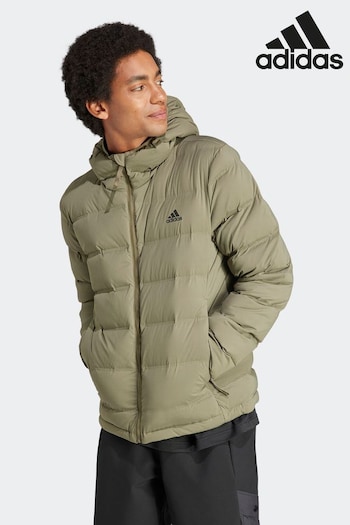 adidas Sportswear Helionic Stretch Hooded Down Jacket (D39135) | £180