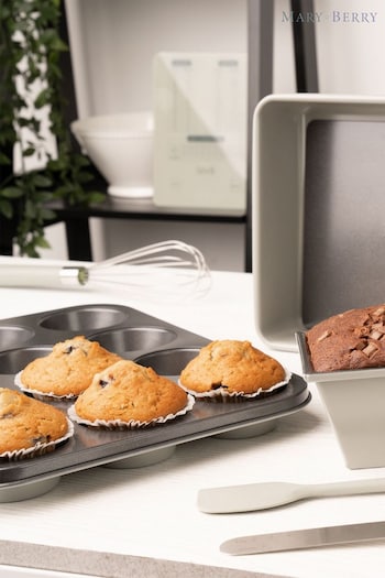 Mary Berry Grey 12 Cup Muffin Pan (D39236) | £16