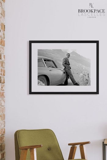 Brookpace Lascelles Black James Bond Aston Martin Framed Wall Art (D39471) | £160