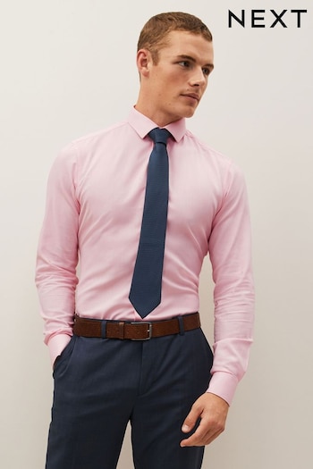 Pink/Navy Blue Shirt And Tie Pack (D39598) | £36