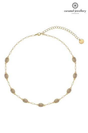 Caramel Jewellery London Sparkly Allure Charm Necklace (D39601) | £24