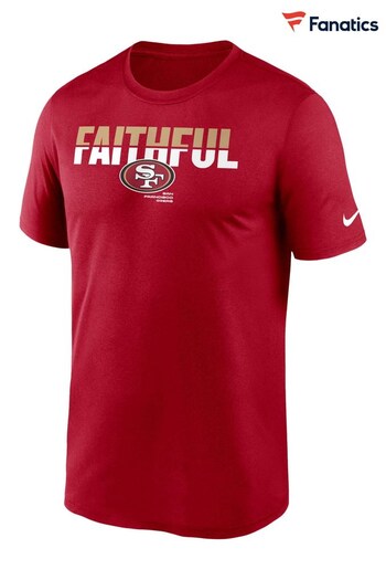 Fanatics NFL Red San Francisco 49ers Local Phase Legend T-Shirt (D39711) | £25