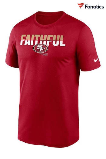 Fanatics Red San Francisco 49ers Local Phase Legend T-Shirt (D39711) | £25