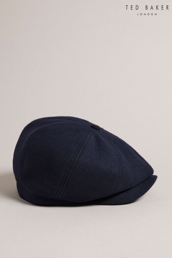 Ted Baker Boys Dark Blue Elijahs Wool Felt Baker Hat (D39958) | £45