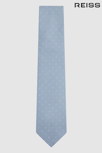 Reiss Soft Blue Liam Polka Dot Tie (D39986) | £28