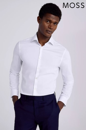 MOSS Tailored Fit Performance Stretch Shirt (D40372) | £60