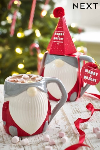Christmas Hot Chocolate Gonk Mug (D40469) | £10