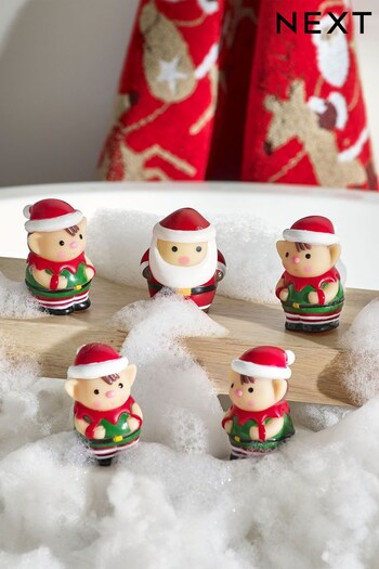 Red Santa Elf Christmas Buddies Bath Toys (D40482) | £7