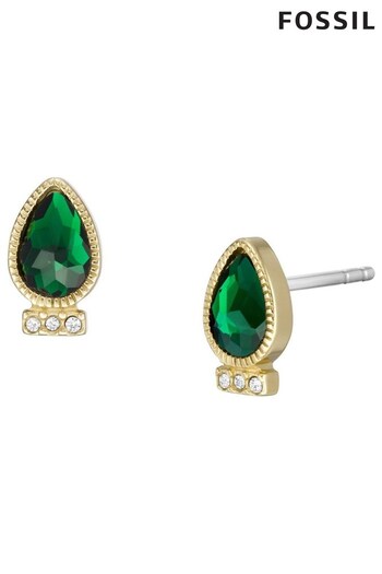 Fossil Ladies Gold Tone Jewellery Earrings (D40643) | £45