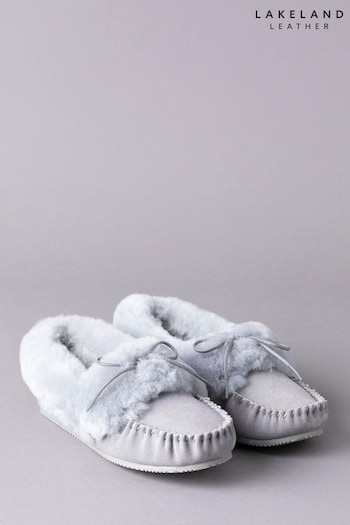 Lakeland Leather Ladies Sheepskin Moccasin Slippers (D40678) | £70