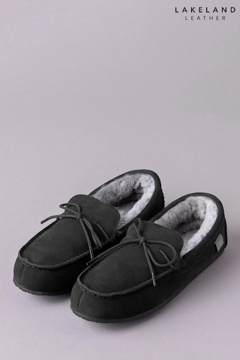 Lakeland Leather Mens Sheepskin Moccasin Slippers (D40679) | £70