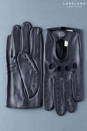 Lakeland Leather Monza Black Leather Driving Gloves (D40717) | £50