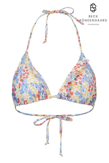 Becksondergaard Multicolour Frill Bikini Top (D40723) | £38