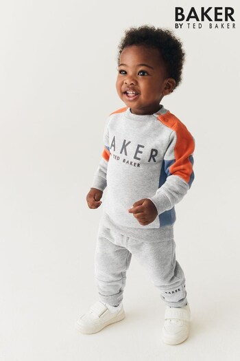 Baker by Ted Baker (0-6yrs) Colourblock Sweater and Jogger Set (D40766) | £32 - £38