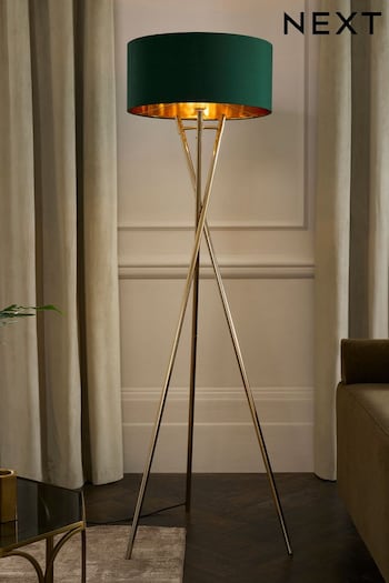 Green Rico Floor Lamp (D41035) | £115