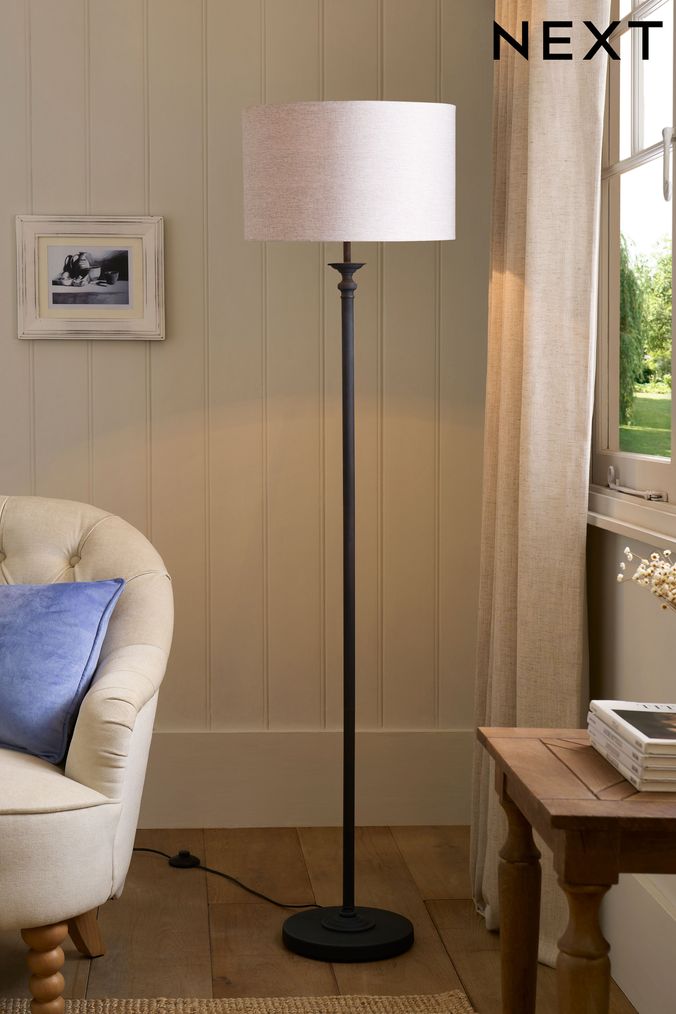 Next silver floor deals lamp