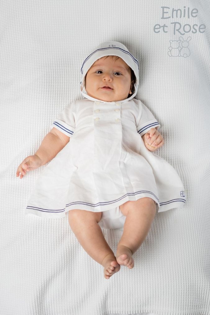 Newborn sailor dress clearance