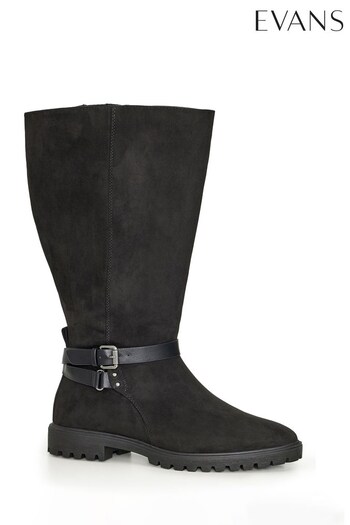 Evans Cath Tall Black Boots (D41293) | £72