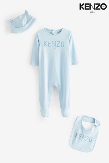 KENZO KIDS Baby Light Blue Sleepsuit (D41704) | £105 - £115