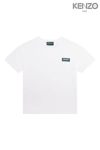 KENZO KIDS White Logo T-Shirt (D41717) | £22 - £24
