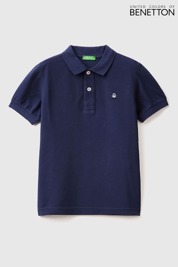 Benetton Boys Logo Polo Shirt (D41847) | £20
