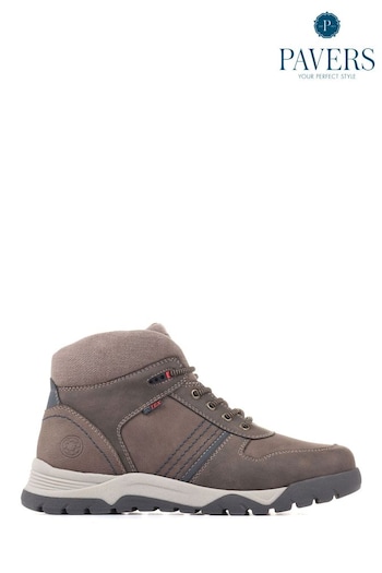 Pavers Brown Lace Up Ankle Boots (D41873) | £55