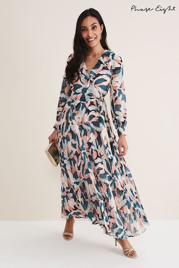 Phase Eight Natural Petite Averie Print Maxi Dress (D41962) | £169